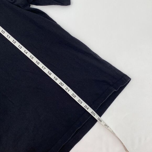 BEA Classics Womens Cotton V-Neck Short Sleeve Pullover Basic Tee Black XL - Picture 8 of 9